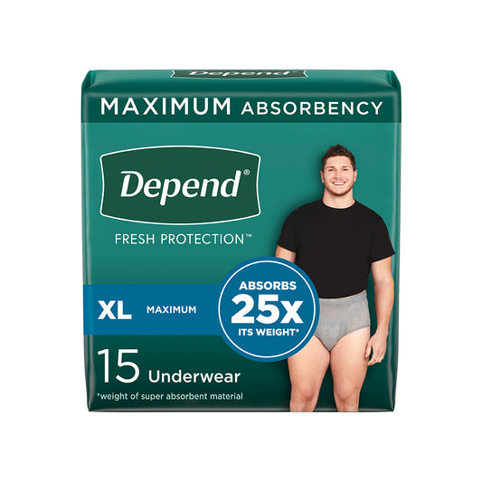 Depend FIT-FLEX Incontinence Underwear for Men